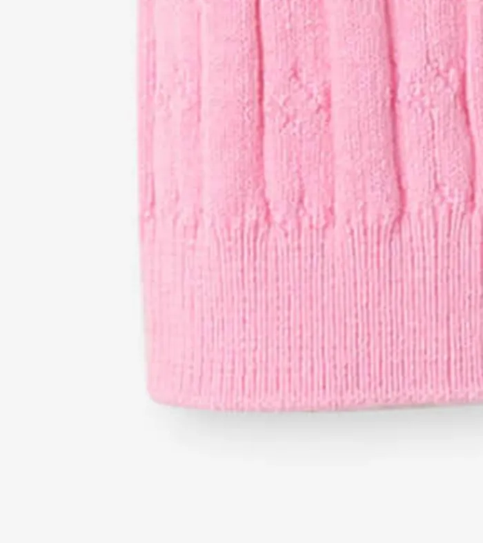 Bottoms Baby and Toddler Hatley Baby Pink Cable Knit Leggings