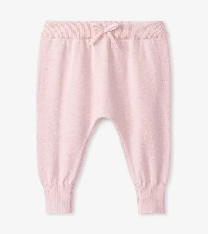 Bottoms Baby and Toddler Hatley Baby Rose Melange Pull On Sweater Pants