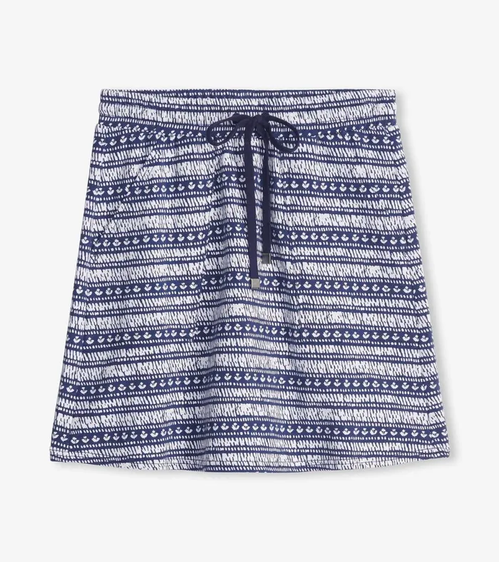 Bottoms Women Hatley Christine Skirt 8211 Blue Brush Stripes