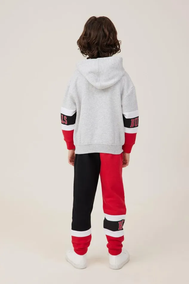 Boys 214 Sweatshirts and Sweatpants Cotton On License Marlo Trackpant Lcn Nba Redchicago Bulls Colour Block