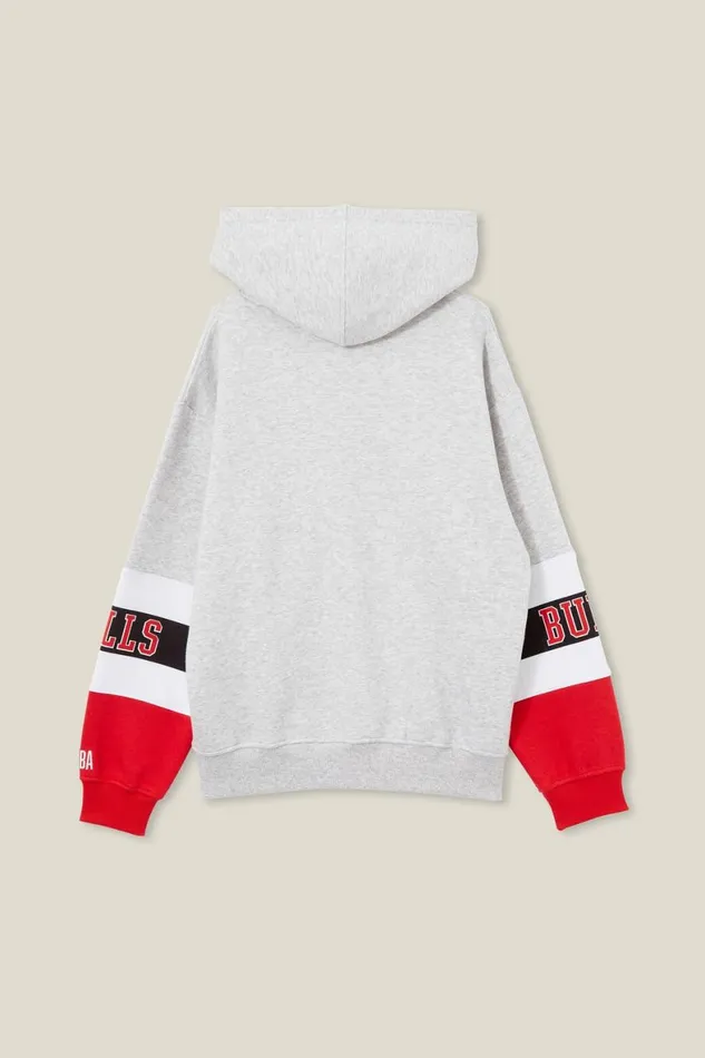 Boys 214 Sweatshirts and Sweatpants Cotton On License Oscar Hoodie Lcn Nba Fog Grey Marlebulls Colour Block