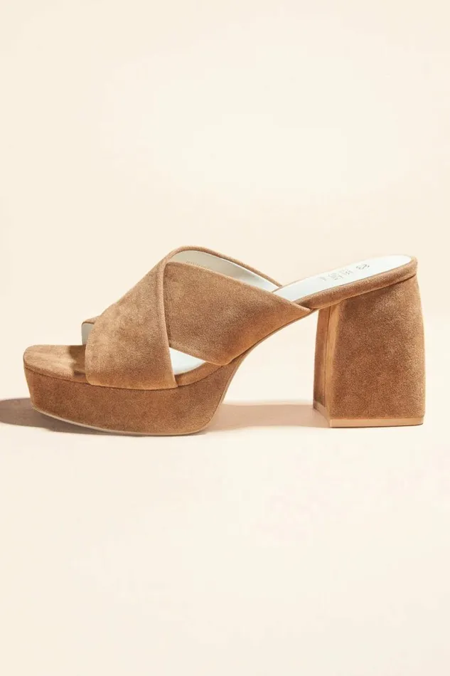 Carmen Platform Heels In Brown Brown Women Bohme Shoes