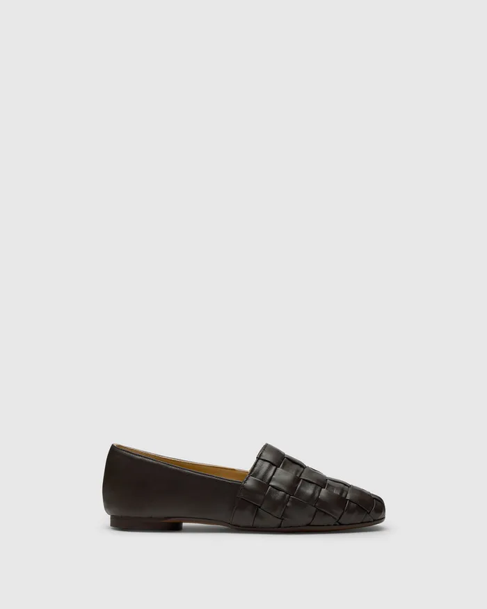 Castaer Gianna254 Marron Choc Women Flats