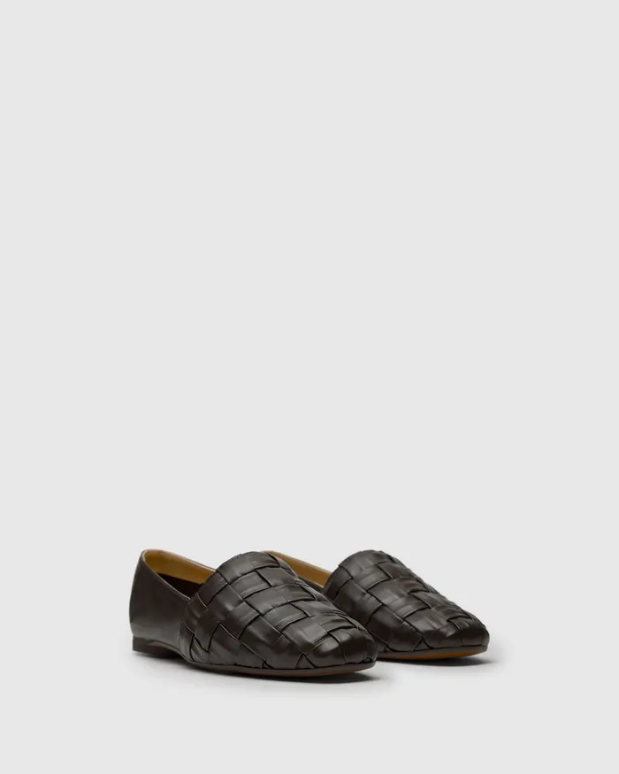 Castaer Gianna254 Marron Choc Women Flats