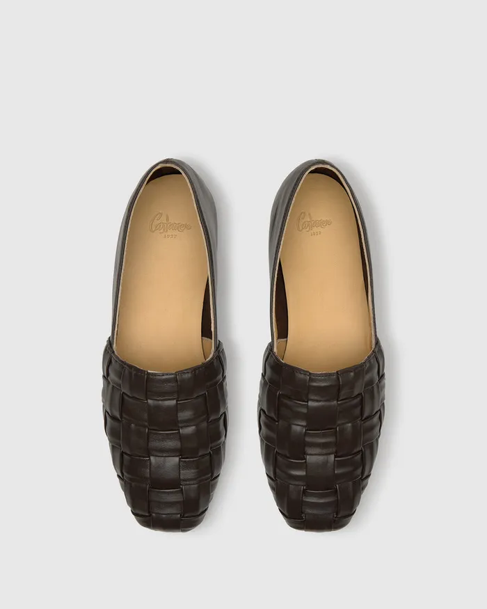 Castaer Gianna254 Marron Choc Women Flats
