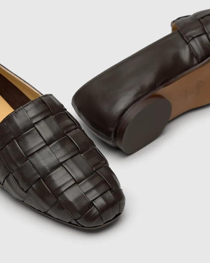 Castaer Gianna254 Marron Choc Women Flats