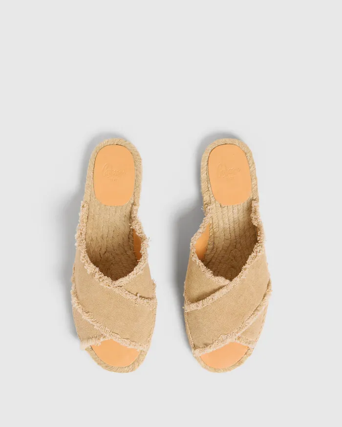 Castaer Palmera002 Sand Women Flats