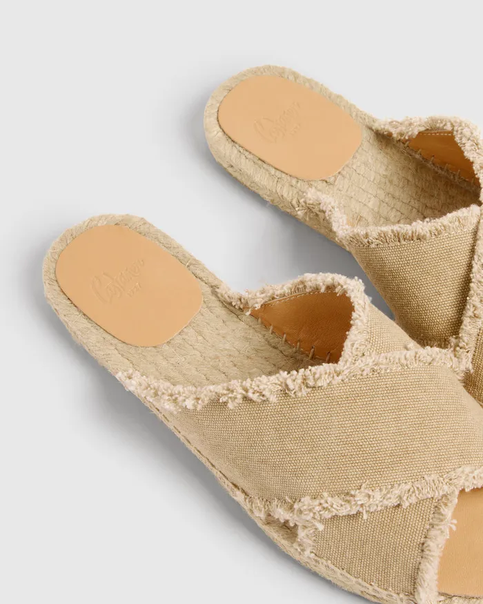 Castaer Palmera002 Sand Women Flats