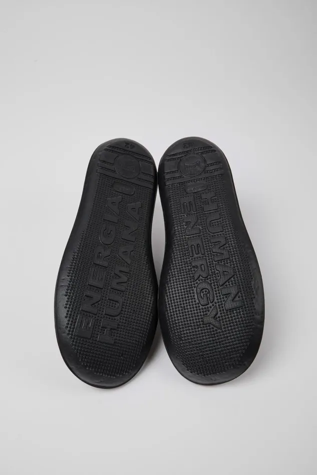Casual Shoes Men Camper Beetle Black Leather Shoe