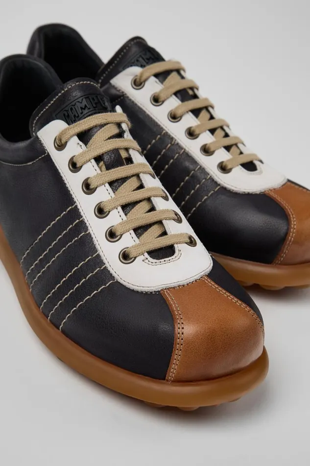 Casual Shoes Men Camper Pelotas Multicolor Leather Shoes