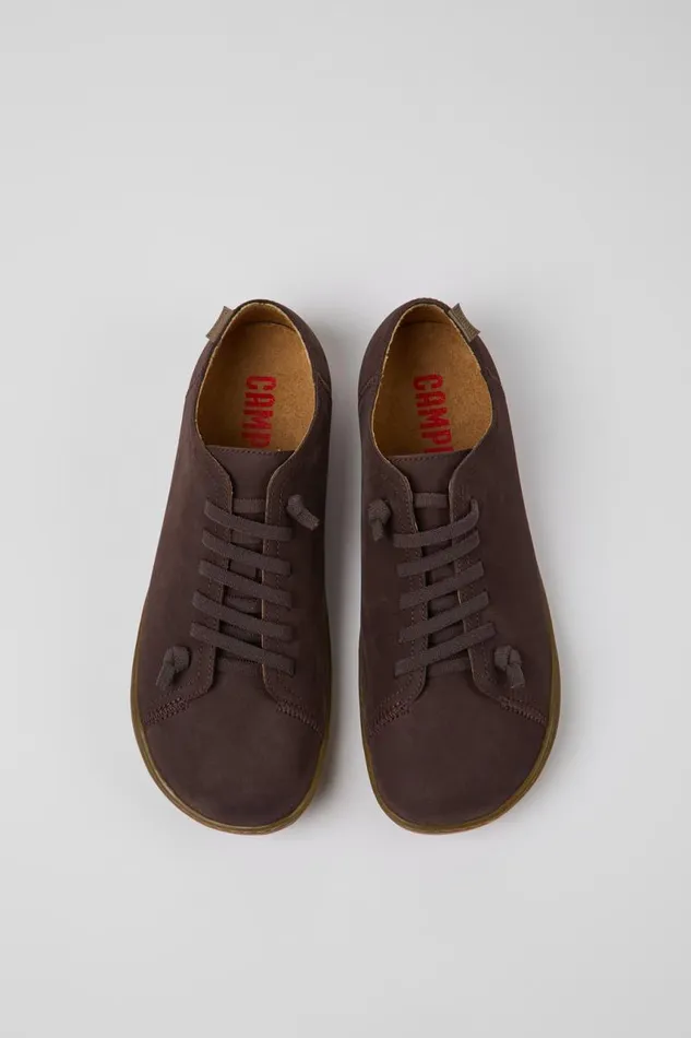 Casual Shoes Men Camper Peu Brown Nubuck Shoes Casual Shoes Men Camper Peu Brown Nubuck Shoes