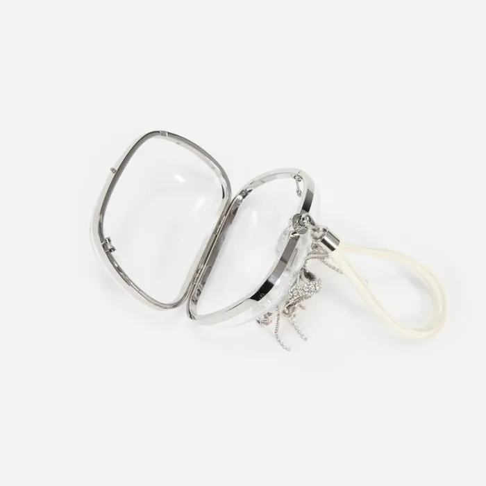 Clear Top Handle Clutch Bag Women Self Portrait Clutch Bags Clear Top Handle Clutch Bag Women Self Portrait Clutch Bags
