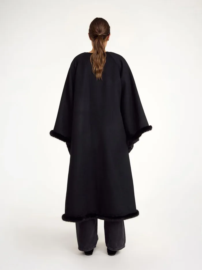 Coats and Jackets Women By Malene Birger Dalimas Wool Coat Black Coats and Jackets Women By Malene Birger Dalimas Wool Coat Black
