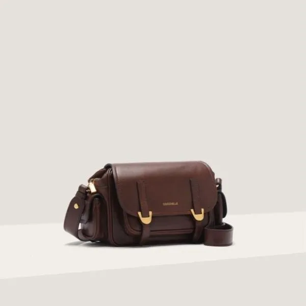 Coccinelle Campus Vintage Small Fondant Brown Women Coccinelle Crossbody Bags