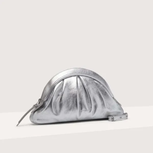 Coccinelle Cheek Smooth Medium Silver Women Coccinelle Clutch Coccinelle Cheek Smooth Medium Silver Women Coccinelle Clutch