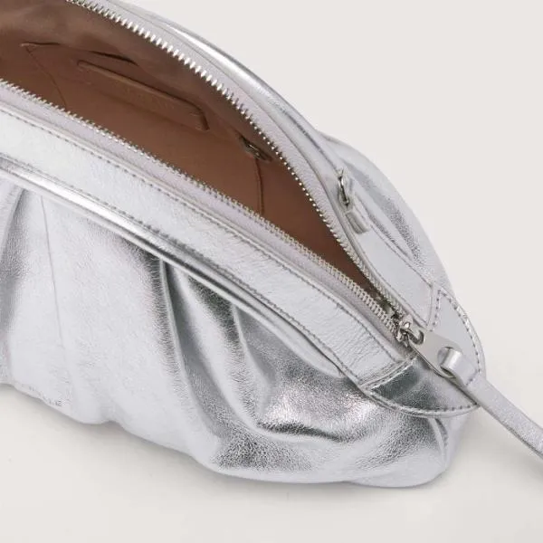Coccinelle Cheek Smooth Medium Silver Women Coccinelle Clutch Coccinelle Cheek Smooth Medium Silver Women Coccinelle Clutch