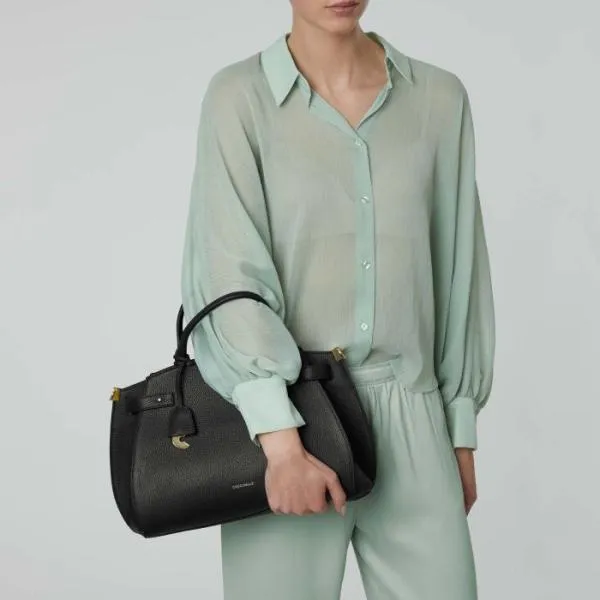 Coccinelle Klich Medium Noir Women Coccinelle Top Handle Bag