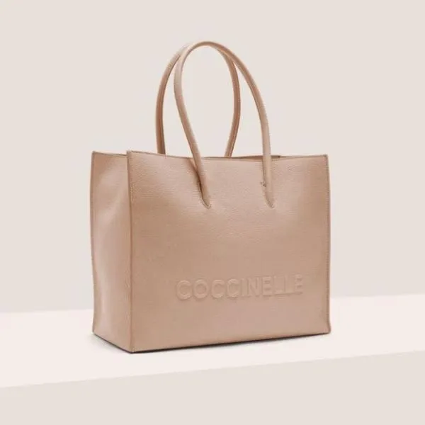Coccinelle Myrtha Maxi Logo Medium Rosette Women Coccinelle Top Handle Bag