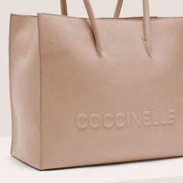 Coccinelle Myrtha Maxi Logo Medium Rosette Women Coccinelle Top Handle Bag