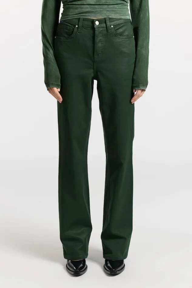 COTTON CITIZEN PANTS Cindy Pant Hunter Coated 8211 Women