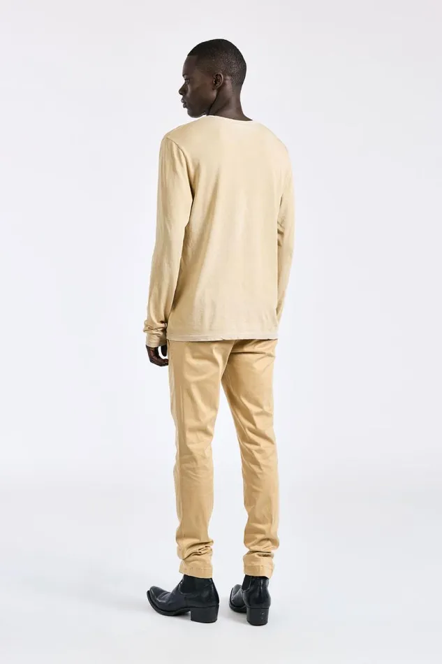 COTTON CITIZEN SHIRTS Classic Crew Long Sleeve Shirt Vintage Sand 8211 Men
