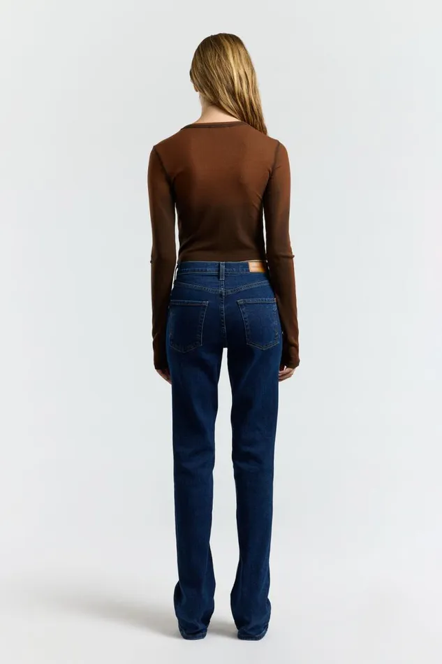 COTTON CITIZEN SHIRTS Verona Crop Shirt Chestnut Cast 8211 Women