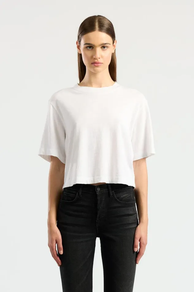 COTTON CITIZEN TEES Tokyo Crop Tee White 8211 Women