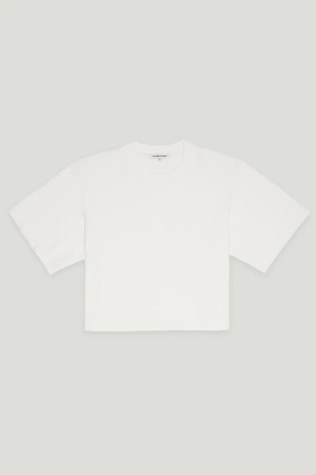 COTTON CITIZEN TEES Tokyo Crop Tee White 8211 Women