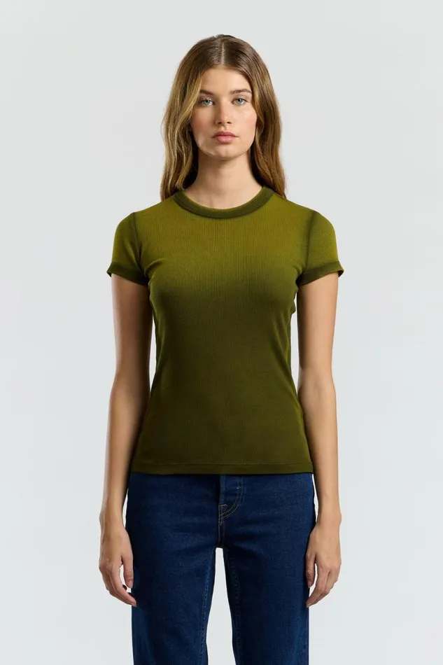 COTTON CITIZEN TEES Verona Tee Pine Cast 8211 Women