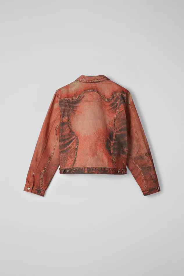 Denim Men Camper Denim Jacket Burnt Orange Denim Jacket Denim Men Camper Denim Jacket Burnt Orange Denim Jacket