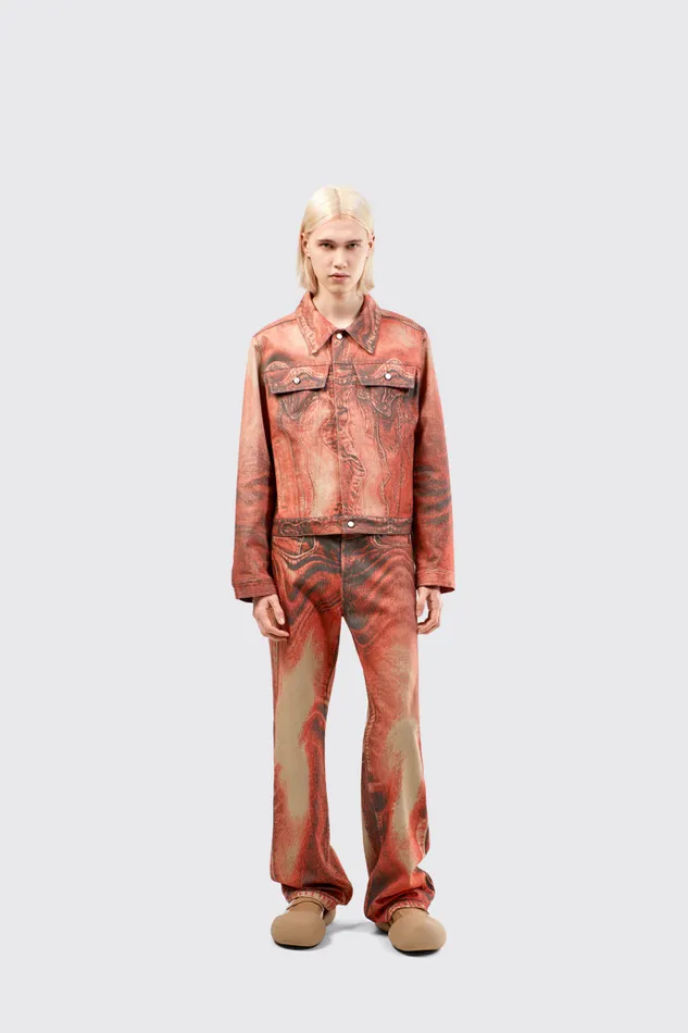 Denim Men Camper Denim Jacket Burnt Orange Denim Jacket Denim Men Camper Denim Jacket Burnt Orange Denim Jacket