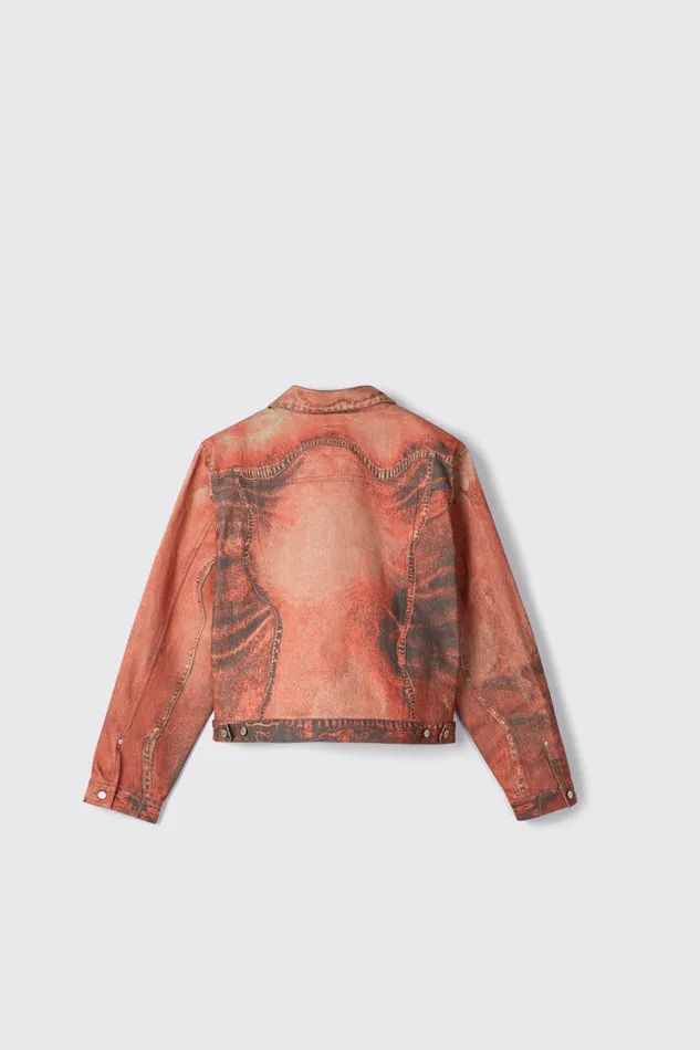 Denim Men Camper Denim Jacket Burnt Orange Denim Jacket Denim Men Camper Denim Jacket Burnt Orange Denim Jacket