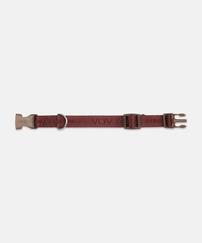Dog Collar With Logo 8211 Metallic Brown Accessories Ilse Jacobsen Vov and Vuf