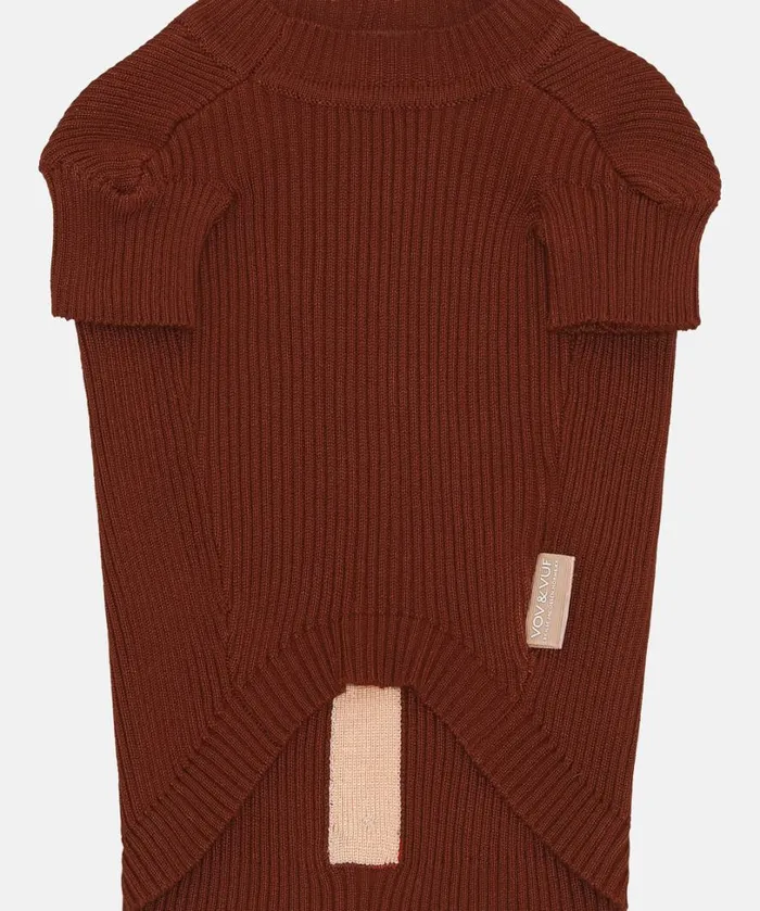 Dog Knit 8211 Redwood Accessories Ilse Jacobsen Vov and Vuf Dog Knit 8211 Redwood Accessories Ilse Jacobsen Vov and Vuf