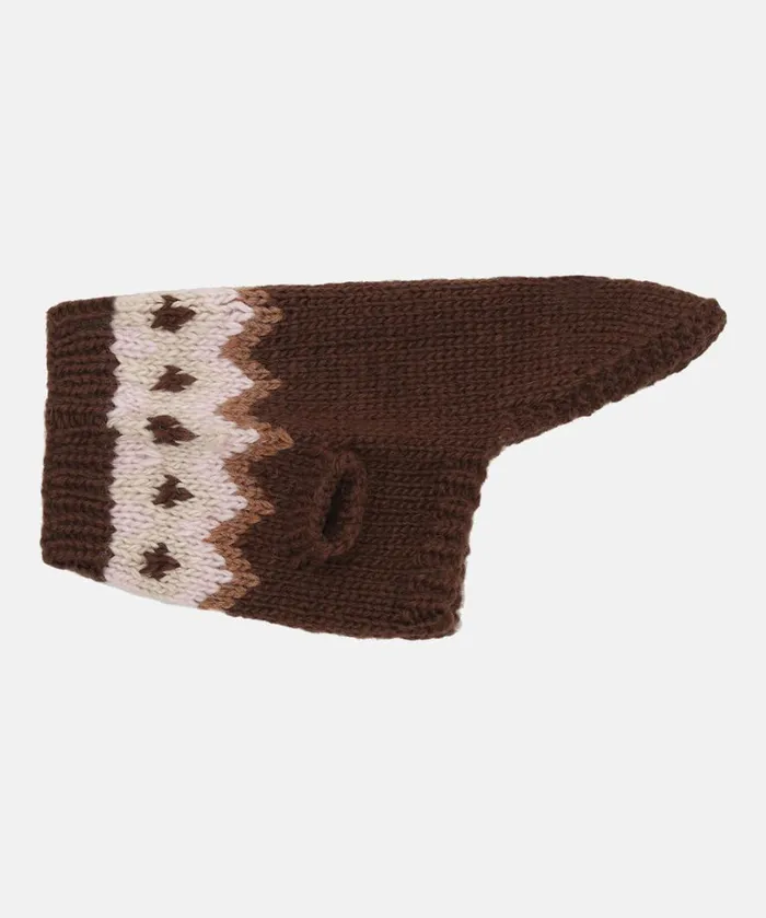 Dog Knit Extra SmallSmall 8211 Brown Accessories Ilse Jacobsen Vov and Vuf Dog Knit Extra SmallSmall 8211 Brown Accessories Ilse Jacobsen Vov and Vuf