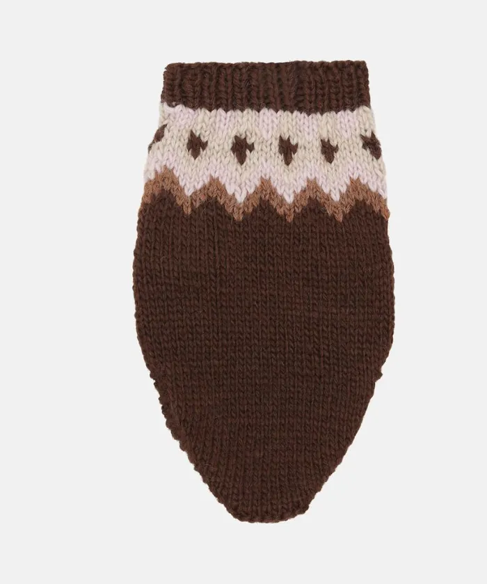 Dog Knit Extra SmallSmall 8211 Brown Accessories Ilse Jacobsen Vov and Vuf Dog Knit Extra SmallSmall 8211 Brown Accessories Ilse Jacobsen Vov and Vuf