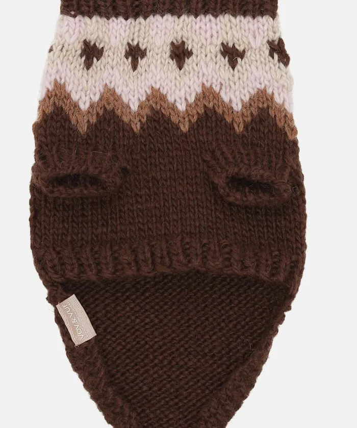 Dog Knit Extra SmallSmall 8211 Brown Accessories Ilse Jacobsen Vov and Vuf Dog Knit Extra SmallSmall 8211 Brown Accessories Ilse Jacobsen Vov and Vuf