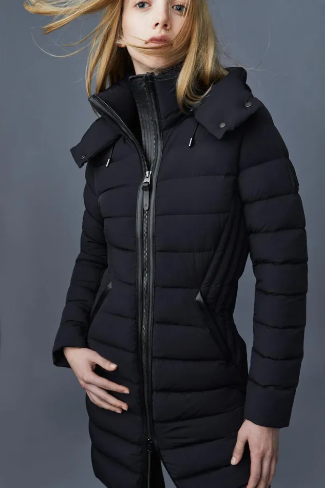 Downs and Jackets Women Mackage FARREN Agile360 Down Coat With Removable Hood Trench Downs and Jackets Women Mackage FARREN Agile360 Down Coat With Removable Hood Trench
