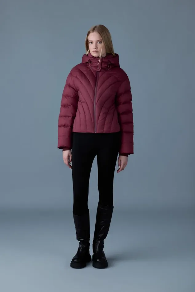 Downs and Jackets Women Mackage HOPE Softwash Rounded Quilt Down Jacket Emerald