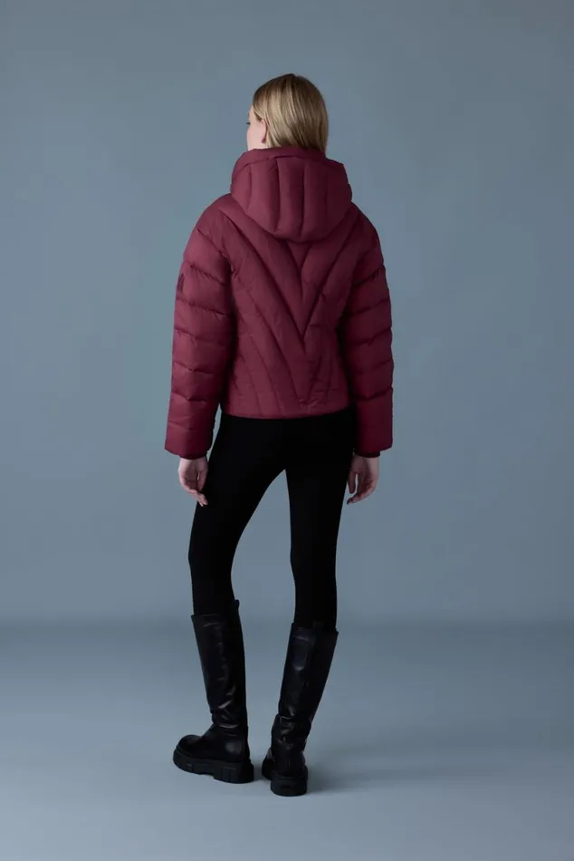 Downs and Jackets Women Mackage HOPE Softwash Rounded Quilt Down Jacket Emerald