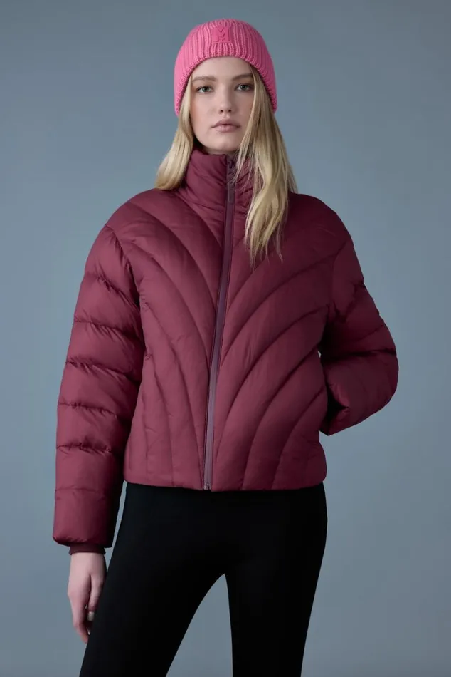 Downs and Jackets Women Mackage HOPE Softwash Rounded Quilt Down Jacket Emerald