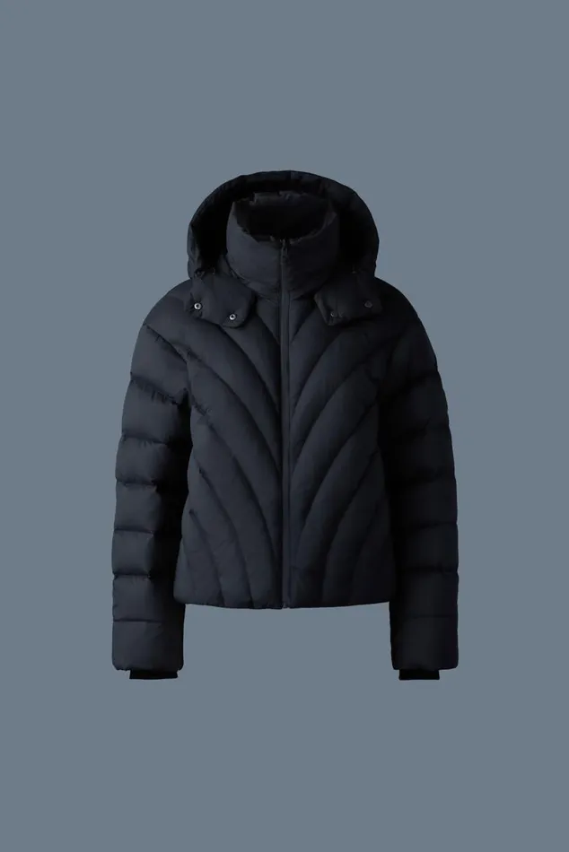 Downs and Jackets Women Mackage HOPE Softwash Rounded Quilt Down Jacket Emerald