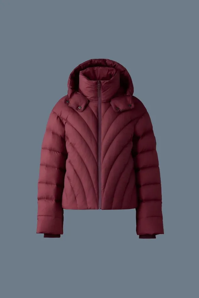 Downs and Jackets Women Mackage HOPE Softwash Rounded Quilt Down Jacket Emerald