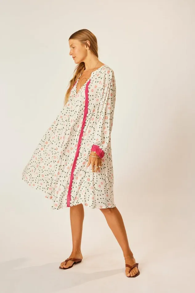 Dresses Shop Natalie Martin FIORE SHORT DRESS Pinwheel Cotton