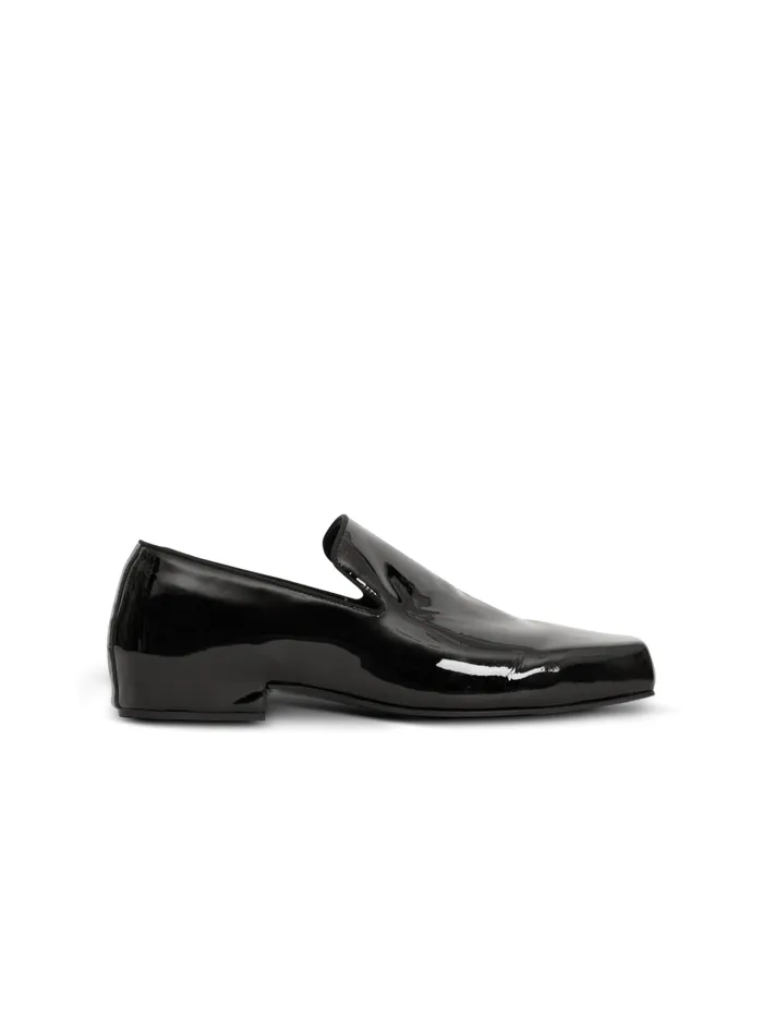 Eden Patent Leather Loafers Black Men Balmain Loafers
