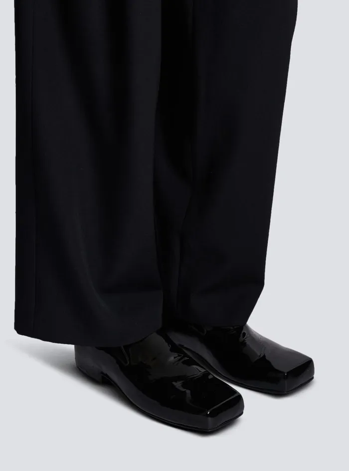 Eden Patent Leather Loafers Black Men Balmain Loafers