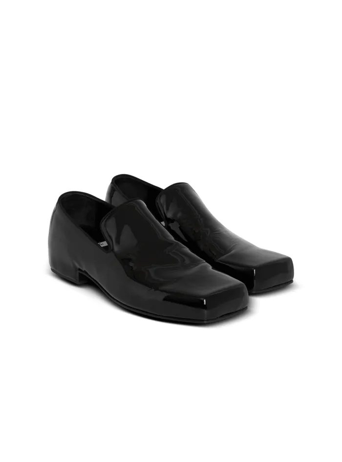 Eden Patent Leather Loafers Black Men Balmain Loafers