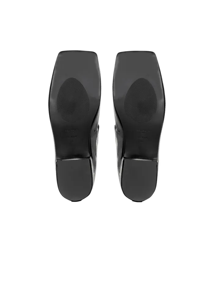 Eden Patent Leather Loafers Black Men Balmain Loafers