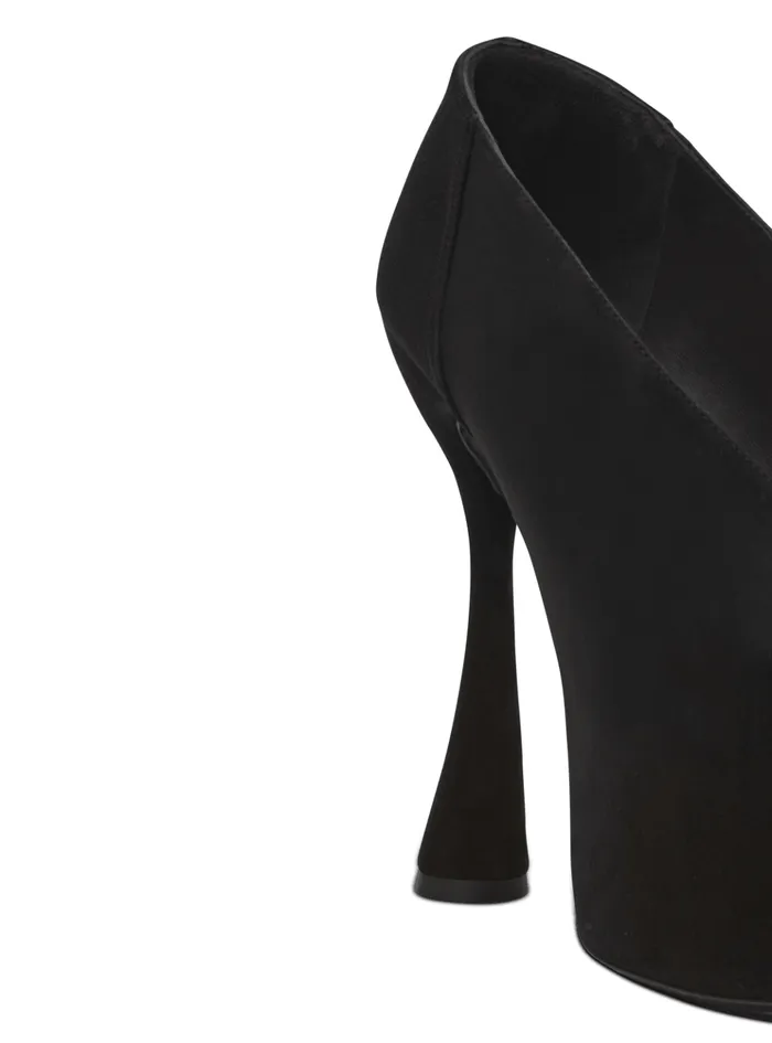 Eden Platform Pumps In Suede Black Women Balmain High Heels and Pumps