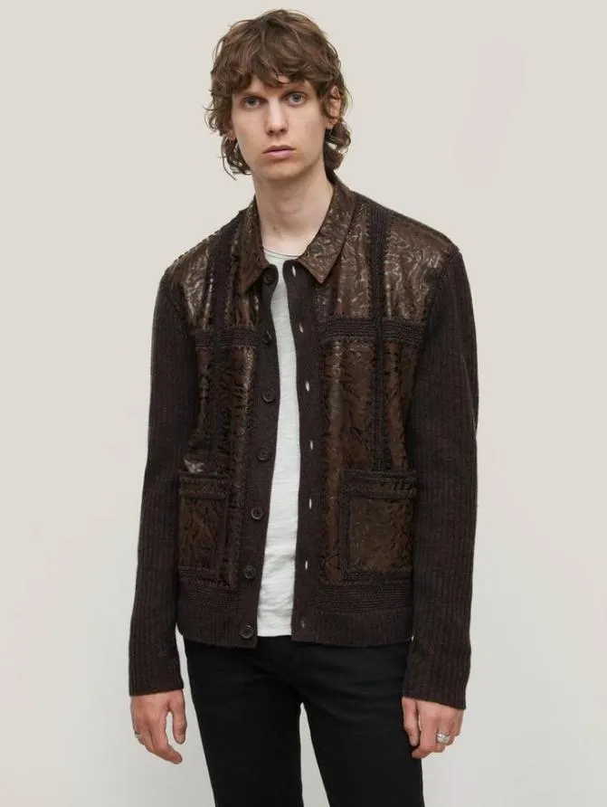 ELLINGTON SHIRT JACKET Mocha Clothing John Varvatos TShirts